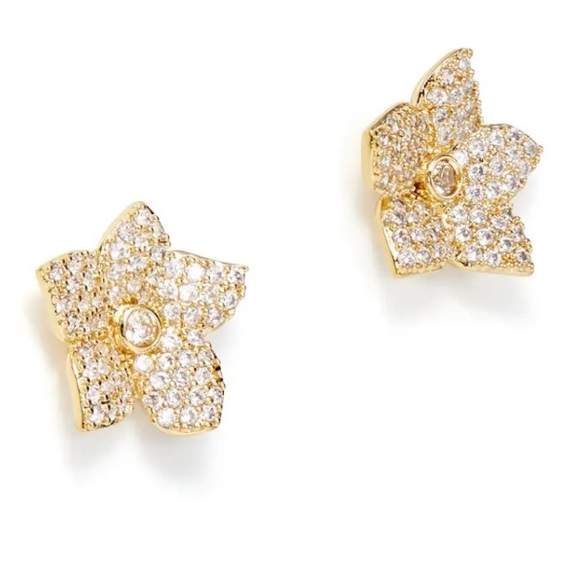Kate Spade Blooming Pave Flower Stud Earrings - Picture 6 of 7